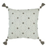 furn. Chia Tufted Cotton Cushion Cover in Grey