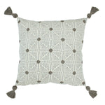 furn. Chia Tufted Cotton Cushion Cover in Grey