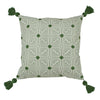 furn. Chia Tufted Cotton Cushion Cover in Sage