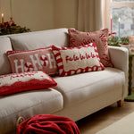  Pink Cushions - Candy Ho Ho Ho Tufted Cushion Cover Pink/Red Furn
