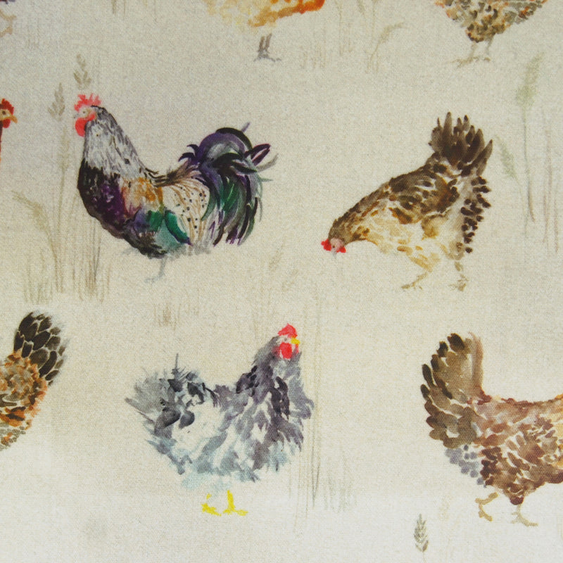 Chook Chook Mini Printed Fabric Sample Swatch Cream