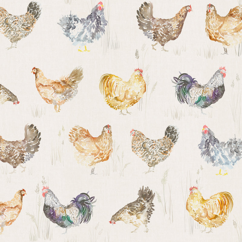 Chook Wallpaper Sample Linen