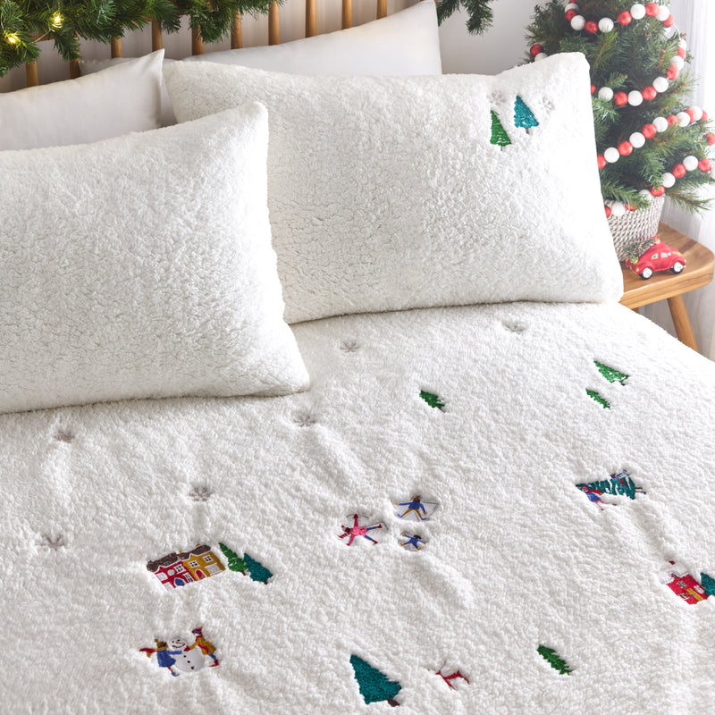  Bedding  - Christmas Together  Duvet Cover Set Snow furn.