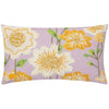 Floral Purple Cushions - Chrysantha Floral Embroidered Cushion Cover Lilac Wylder