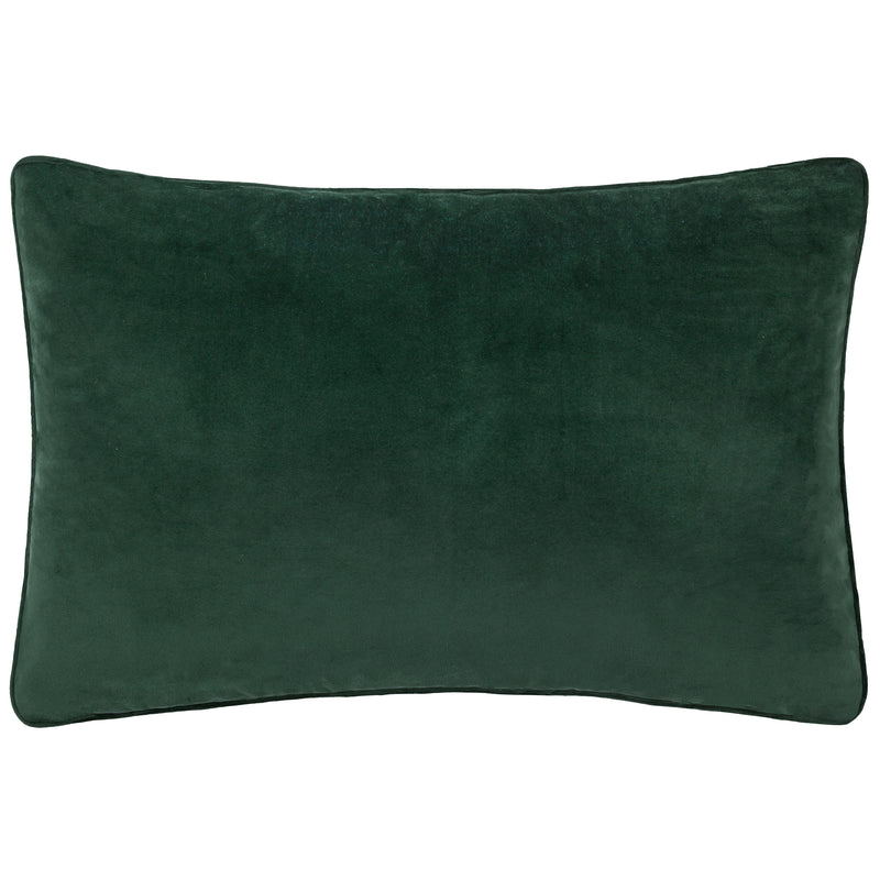 Animal Green Cushions - Chuan Tranquil Panda Velvet Cushion Cover Emerald Paoletti