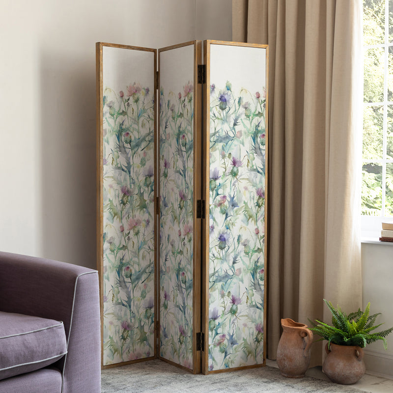 Voyage Maison Cirsium Solid Wood Room Divider in Damson