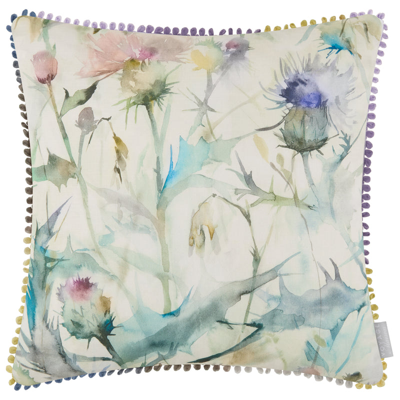  Cushions - Cirsium  Cushion Cover Damson/Cream Voyage Maison