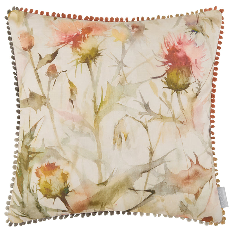  Cushions - Cirsium  Cushion Cover Russet/Cream Voyage Maison