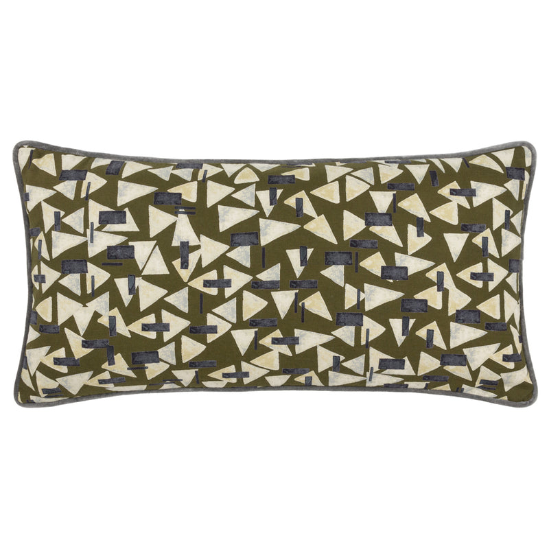 Hoem City Rectangular Cushion Cover in Khaki