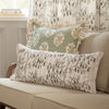 Floral White Cushions - Chinese Lanterns Embroidered Cushion Cover Linen Sanderson