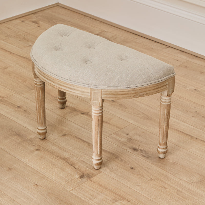 Claudette Footstool Natural