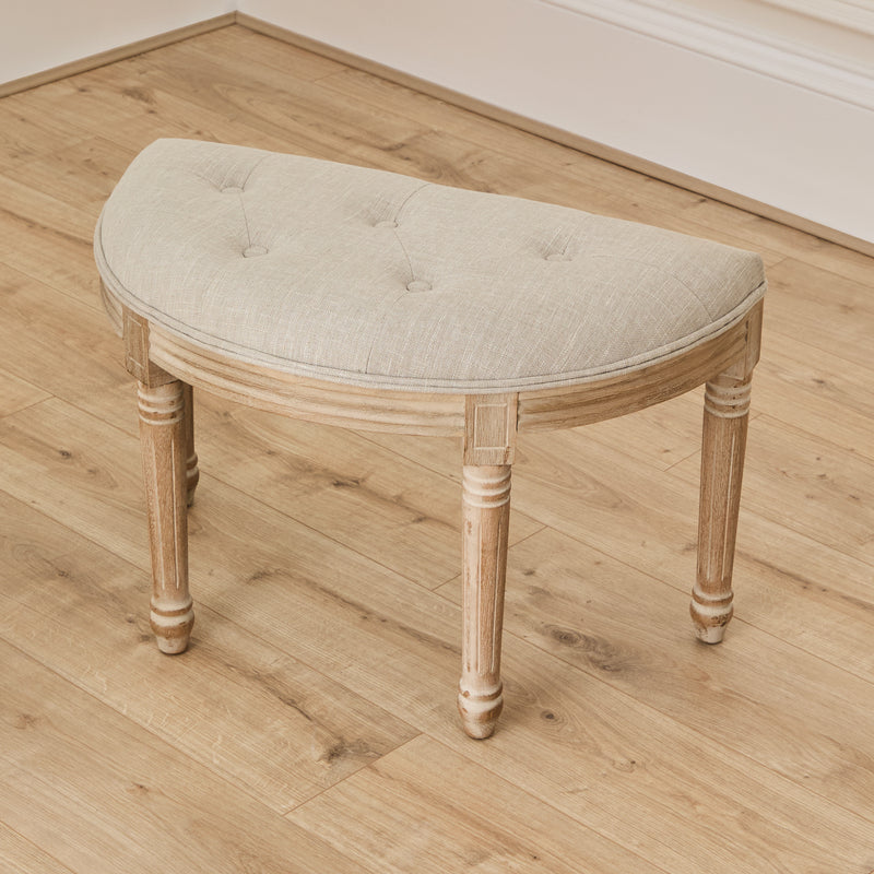 Claudette Footstool Natural