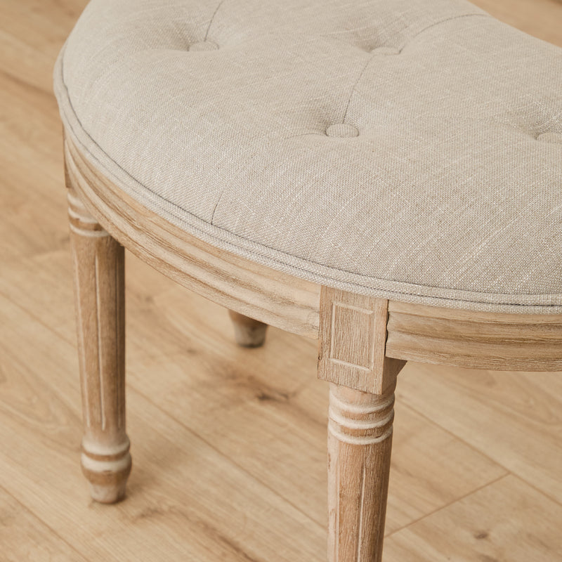 Claudette Footstool Natural