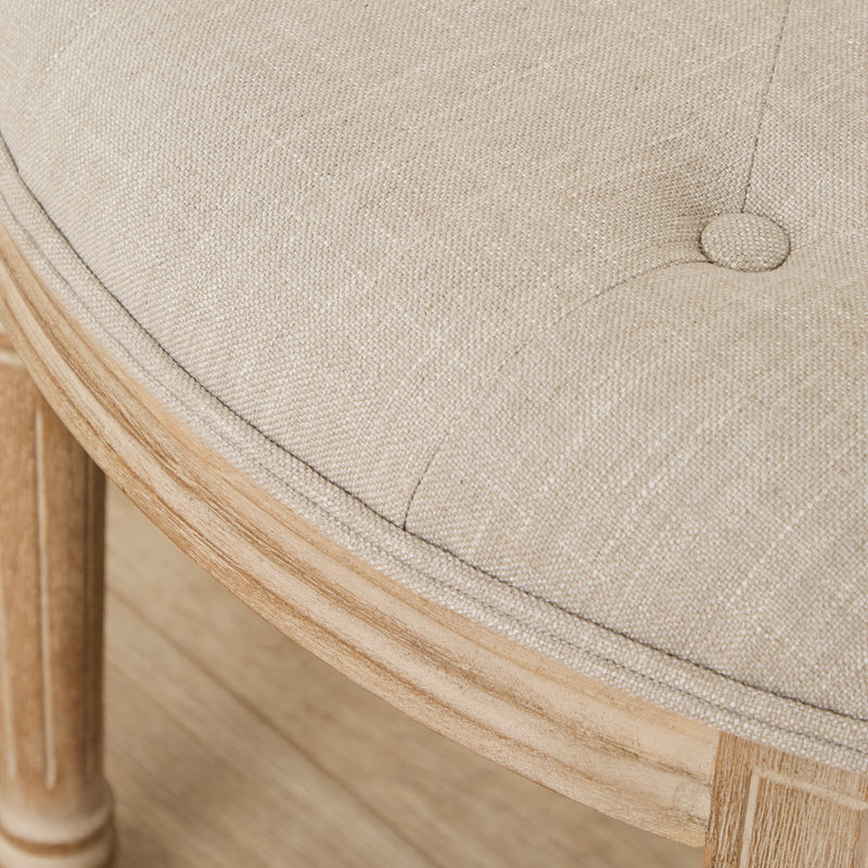 Claudette Footstool Natural