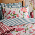 Floral Multi Bedding - Claudia Floral Ruffle Duvet Cover Set Multi Wylder Nature