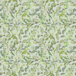 Floral Green Fabric - Claudia Printed Cotton Fabric (By The Metre) Sage Voyage Maison