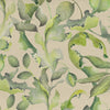 Floral Green Fabric - Claudia Printed Cotton Fabric (By The Metre) Sand Voyage Maison