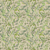 Floral Green Fabric - Claudia Printed Cotton Fabric (By The Metre) Sand Voyage Maison