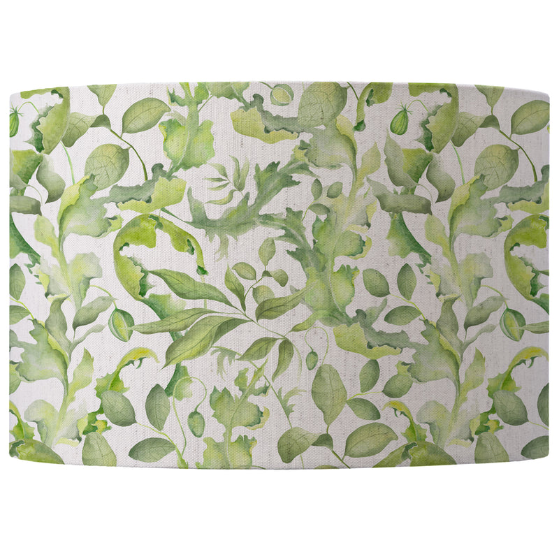 Floral Green Lighting - Claudia Eva Printed Lamp Shade Cream Voyage Maison