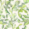 Floral Green Wallpaper - Claudia  1.4m Wide Width Wallpaper (By The Metre) Cream Voyage Maison