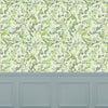 Floral Green Wallpaper - Claudia  1.4m Wide Width Wallpaper (By The Metre) Sage Voyage Maison