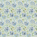 Voyage Maison Clovelly Printed Cotton Fabric in Bluebell