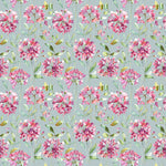 Voyage Maison Clovelly Printed Cotton Fabric in Slate