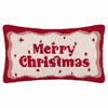  Cushions - Candy Merry Christmas  Cushion Cover Red/White Furn