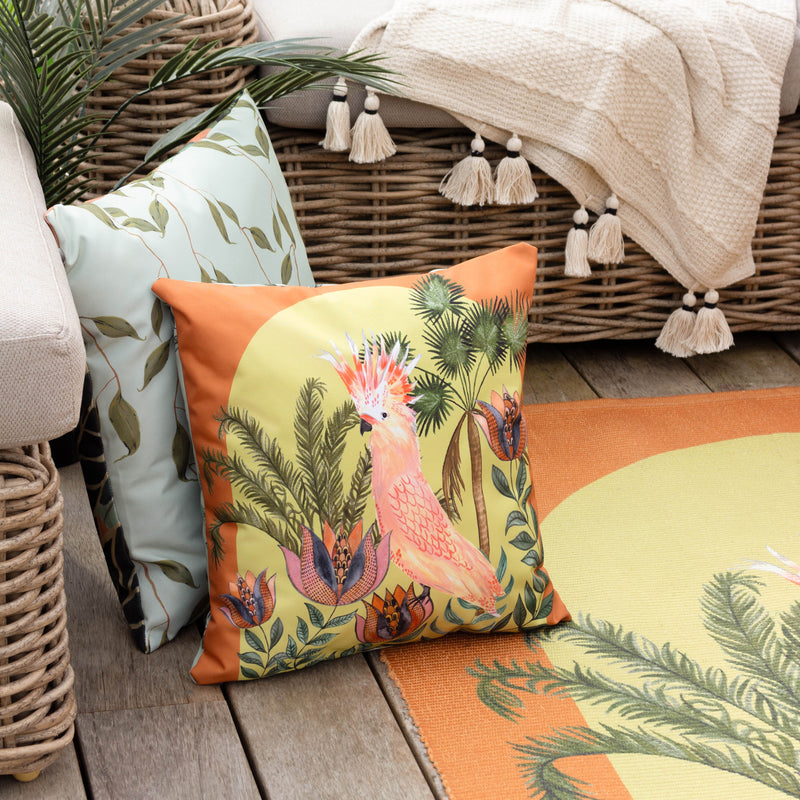 Animal Multi Cushions - Cockatoo Outdoor Cushion Cover Multicolour Wylder