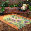 Animal Orange Rugs - Cockatoo Indoor/Outdoor Washable Rug Orange Wylder