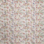 Voyage Maison Colbypoppy Printed Oil Cloth Fabric (By The Metre) in Poppy