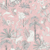 Colony Palm Botanical Duvet Cover Set Pink