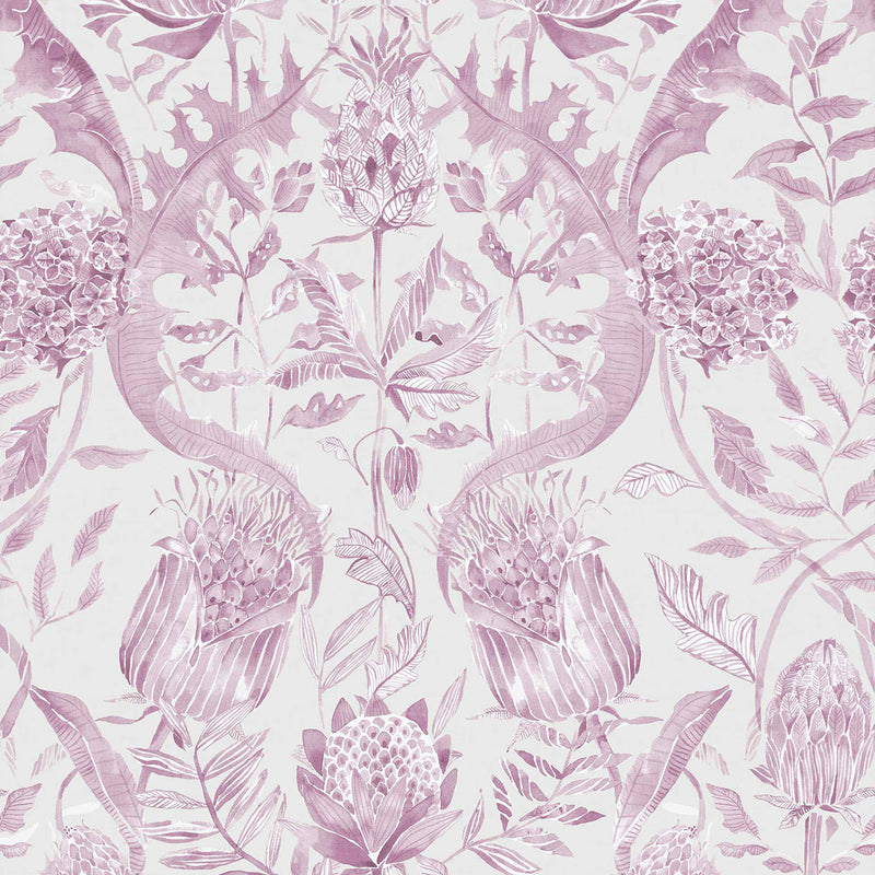 Colscott Wallpaper Sample Loganberry