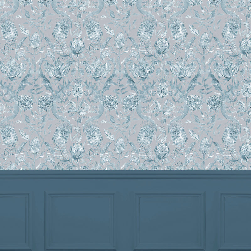 Voyage Maison Colscott 1.4m Wide Width Wallpaper in Ocean