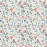 Voyage Maison Colyford Printed Cotton Fabric in Loganberry/Natural