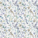 Voyage Maison Colyford Printed Velvet Fabric in Periwinkle