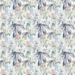 Voyage Maison Conifer Printed Cotton Fabric in Thistle