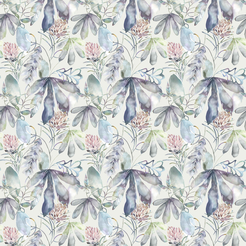 Voyage Maison Conifer Printed Cotton Fabric in Thistle