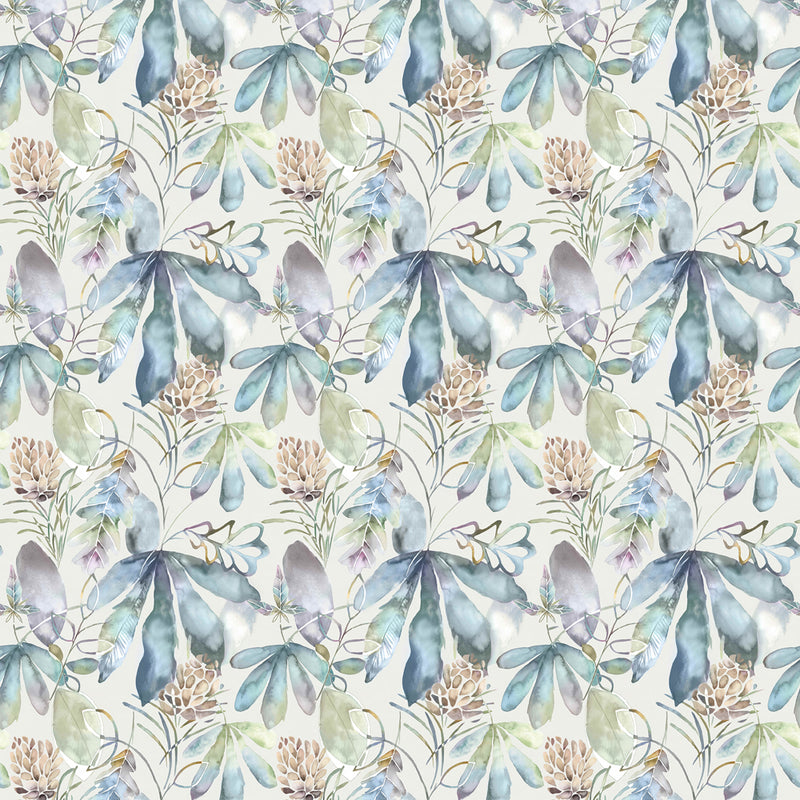 Voyage Maison Conifer Printed Cotton Fabric in Capri