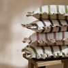 Striped Pink Cushions - Connie Striped Ruffle Cushion Cover Clay Pink Wylder