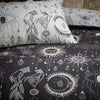  Black Bedding - Constellation Celestial Duvet Cover Set Charcoal/Cream furn.