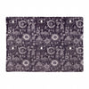  Cream Throws  - Constellation Printed Sherpa Fleece Throw Charcoal Cream Furn