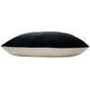 furn. Contra Velvet Cushion Cover in Black