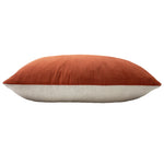 furn. Contra Velvet Cushion Cover in Brick