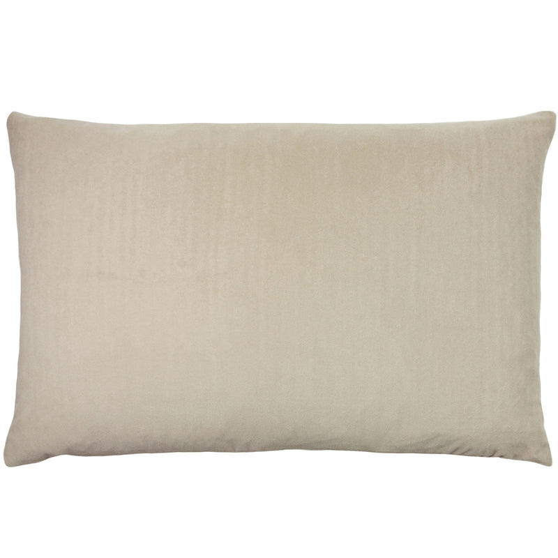 furn. Contra Velvet Cushion Cover in Natural