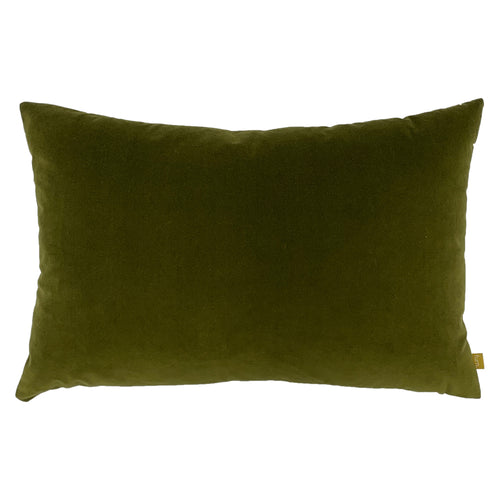 furn. Contra Velvet Cushion Cover in Olive