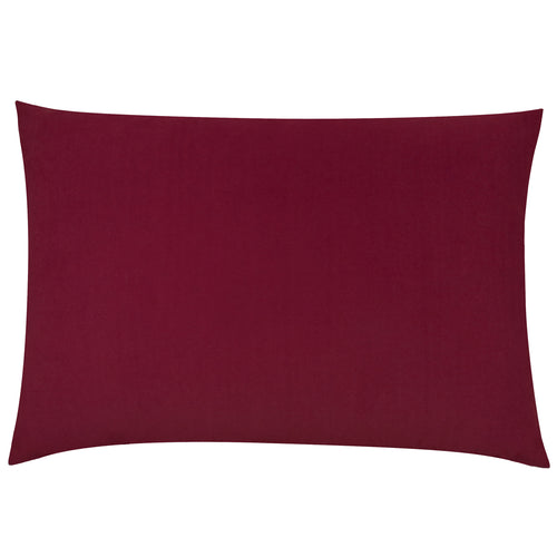 furn. Contra Velvet Cushion Cover in Oxblood