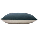 furn. Contra Velvet Cushion Cover in Slate Blue