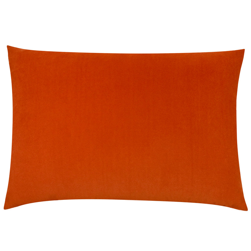 furn. Contra Velvet Cushion Cover in Tangerine