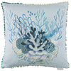  Blue Cushions - Coralie Printed Cushion Cover Cobalt Voyage Maison